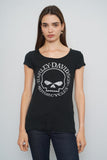 Polera Negro harley davidson Talla M