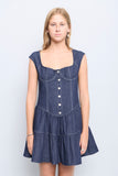 Vestido denim azul Peppermayo Talla TU Image 0