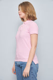 Polera casual  rosado polo talla Xs 121