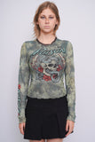 Top Multicolor poison Talla S Image 0