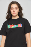 Polera casual  negro teddy fresh talla Xs 053