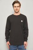 Polera casual  negro carhartt talla S 833