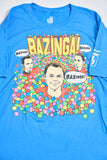 Polera casual  azul the big bang talla Xl 541