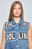 Chaqueta denim  azul lovemade talla L 862