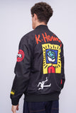 Jacket Multicolor k. haring x members only Talla S Image 2
