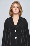 Blazer casual  negro zara talla S 070