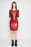 Vestido Burdeo Bcbg Talla S Image 3