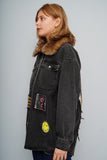 Jacket denim negro asos design Talla 38 Image 1