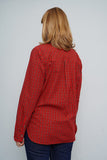 Blusa cuadrille rojo J. Crew Talla 10 Image 2