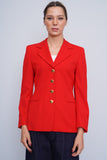 Blazer Rojo Escada Talla 32