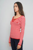 Sweater Rojo/blanco Guess Talla L Image 1