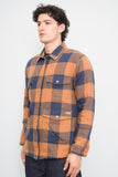 Camisa escocesa cafe Dickies Talla M Image 1