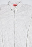 Camisa casual  blanco hugo talla M 024