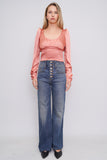 Top Rosado Free People Talla Xs Image 3