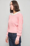 Sweater casual  rosado boss talla Xs 685