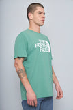 Polera casual  verde north face talla L 302