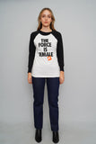 Polera bicolor n/b Nike Talla M Image 3