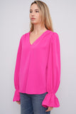 Blusa fucsia Aqua  Talla S Image 1