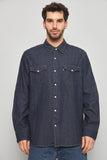 Camisa casual  azul levis talla Xl 103