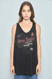 Polera Negro harley davidson Talla L