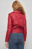 Chaqueta casual  rojo zara talla M 139