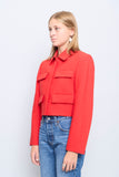 Blazer Rojo Nostalgic Talla M Image 1