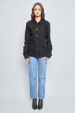 Chaqueta denim  negro allsaints talla M 771