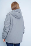 Parka Gris Pull And Bear Talla M Image 2