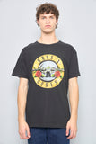 Polera casual  negro guns n roses talla L 663