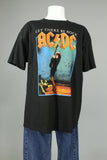 Polera Negro AC DC Talla Xl