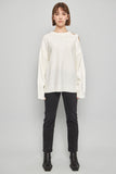 Sweater casual  blanco dkny talla L 784