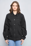 Chaqueta denim  negro allsaints talla M 771