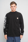 Polera Negro Carhartt Talla L