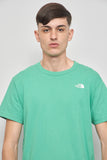 Polera casual  verde the north f talla S 838