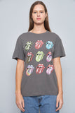 Polera casual  gris the rolling stones talla M 156