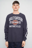 Polera Azul harley davidson Talla Xl Image 0
