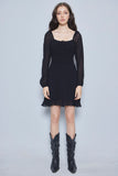 Vestido Negro reformation Talla 10 Image 3