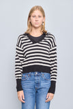 Sweater negro/blanco Express Talla S