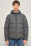 Parka casual  gris penguin talla S 812