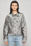 Chaqueta denim  gris marithe francois talla S 542