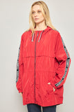 Cortaviento casual  rojo tommy hilfi talla Xxl 021