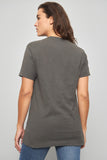 Polera casual  gris queen talla M 210