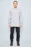 Polera casual  gris carhartt talla L 927