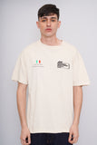 Polera Beige pacsun formula 1 Talla M Image 0