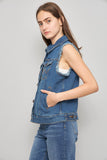 Chaqueta denim  azul wrangler talla S 234