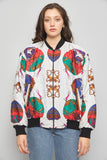 Bomber casual  multicolor nostalgic talla M 122