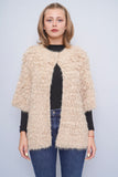 Sweater Beige knitted & knotted Talla L