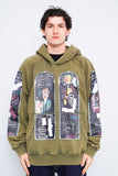 Polerón Verde h&m x jean-michel basquiat Talla M