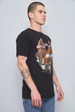 Polera casual  negro harley davidson talla M 328