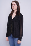 Blusa Negro saveria milo Talla L Image 1